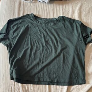 lululemon athletica Forest Green Crop Top